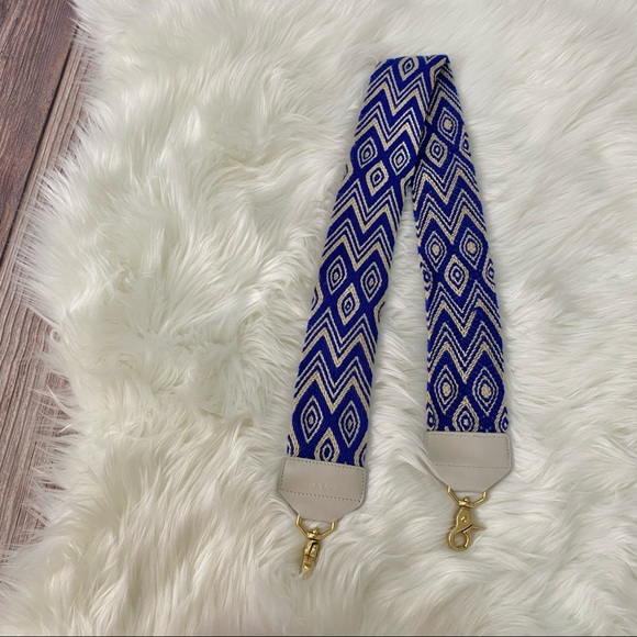 SALT Handbags - SALT | Rare White Zoe Diamond Woven Bag Strap